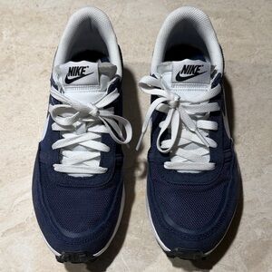 Nike Dark Blue and White Athletic Shoes